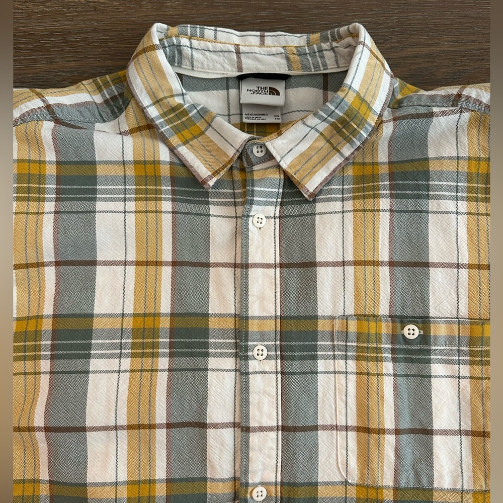 The North Face Long Sleeve Button Up Shirt Size XXL Gently‎ Worn - Picture 2 of 6